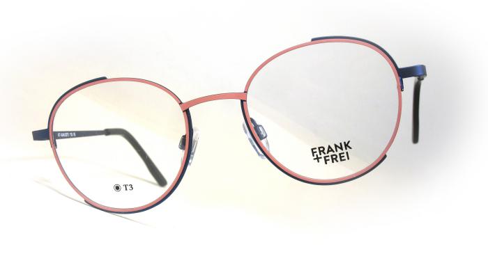 Runde Brillenfassung aus Metall von FRANK+FREI FRANK+FREI Runde Brillenfassung aus Metall